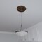 Ekena Millwork Berkshire PVC Medallion (Canopies up to 5 3/4"), 13"OD x 3 1/2"ID x 3/4"P, Metallic Antique Brass CMP13BECAB - alternate 9